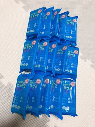헬스업 핼스업 프로바이오 생유산균 퍼스트 — 4점을 준 리뷰어가 2021년 2월 올린 사용 사진