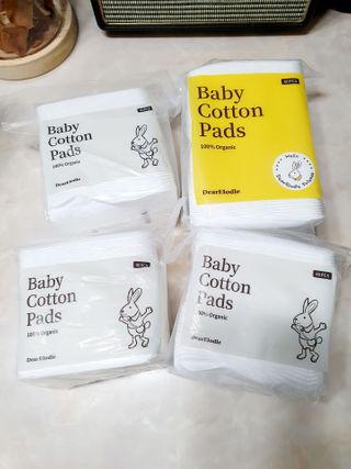 디어엘로디 프리미엄 유기농 베이비 솜티슈 40매 3 + 1 PACK — 5점을 준 리뷰어가 2021년 2월 올린 사용 사진