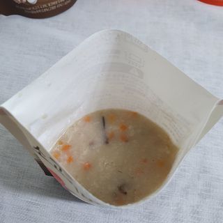 상하키친 소고기버섯 누룽지죽 / 들깨닭고기 누룽지죽 — 5점을 준 리뷰어가 2021년 10월 올린 사용 사진
