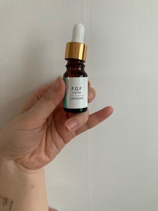 랑팡 EGF+FGF 10ppm 리포좀 앰플 원액 10ml — 5점을 준 리뷰어가 2021년 10월 올린 사용 사진