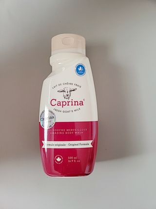 (구패키지)카프리나 프레쉬 산양밀크 어메이징 바디워시 500ml(오리지널향) — 5점을 준 리뷰어가 2023년 2월 올린 사용 사진