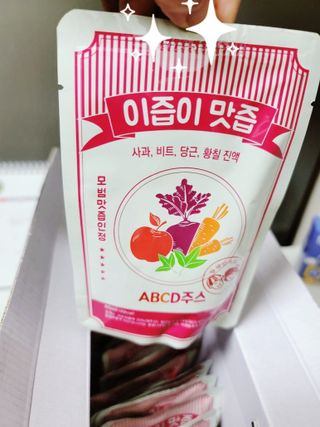 본황칠 이즙이 맛즙 ABC주스 30EA — 5점을 준 리뷰어가 2022년 7월 올린 사용 사진