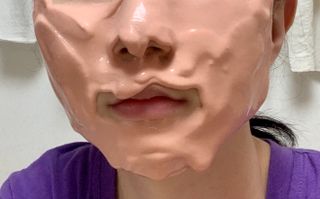 투비어레이디 젤리팩 25g /6종 중 랜덤3종 발송/ 도구가 필요없는 피부관리끝판왕 모델링팩 — 5점을 준 리뷰어가 2021년 3월 올린 사용 사진