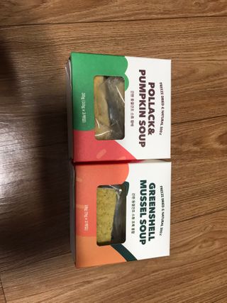 베이컨박스 [BACON] 강아지 수제간식 간편 동결건조 스튜 2종 - 황태, 초록 홍합 — 5점을 준 리뷰어가 2020년 12월 올린 사용 사진