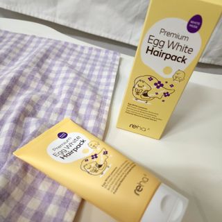 ★N쇼핑 헤어팩 1위★ 리하 에그 화이트 극손상 무실리콘 트리트먼트 헤어팩 — 5점을 준 리뷰어가 2022년 6월 올린 사용 사진