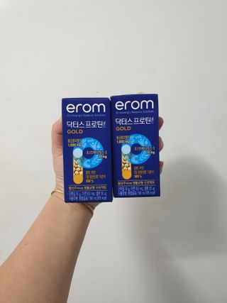 이롬 erom 닥터스 프로틴 골드 — 3.5점을 준 리뷰어가 2021년 4월 올린 사용 사진