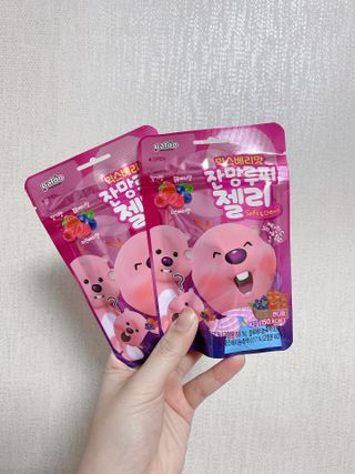 [팔도] 잔망루피젤리 믹스베리맛 42g 8개 — 3점을 준 리뷰어가 2022년 1월 올린 사용 사진