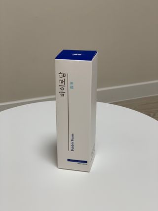 [바이로담] 저자극 약산성버블 폼 폼클렌징 150ml — 5점을 준 리뷰어가 2021년 3월 올린 사용 사진