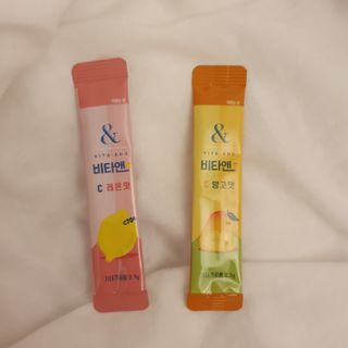 비타앤C 레몬맛, 망고맛 — 5점을 준 리뷰어가 2021년 4월 올린 사용 사진