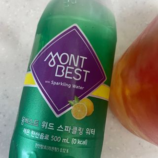 몽베스트 Montbest with Sparkling water Lemon OR Lime 20병(랜덤) — 3점을 준 리뷰어가 2022년 7월 올린 사용 사진