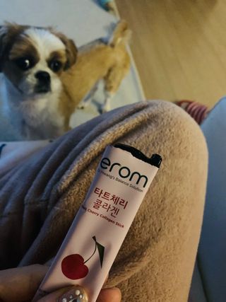 이롬 erom 타트체리 콜라겐 — 4점을 준 리뷰어가 2021년 3월 올린 사용 사진