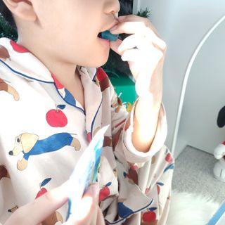 마요라 히말라야 솔트 캔디 2종-페퍼민트 맛, 라임민트 맛 — 5점을 준 리뷰어가 2023년 1월 올린 사용 사진