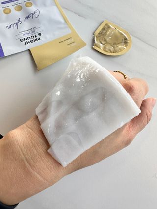 바노바기 코스메틱 바노바기 디엑스 마스크 — 5점을 준 리뷰어가 2024년 7월 올린 사용 사진