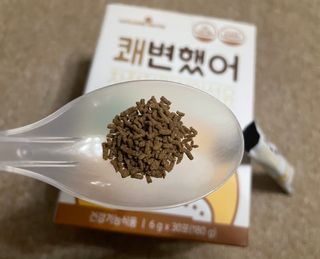 메이준뉴트리 쾌변했어 차전자피 식이섬유[30포/1박스] — 5점을 준 리뷰어가 2021년 4월 올린 사용 사진