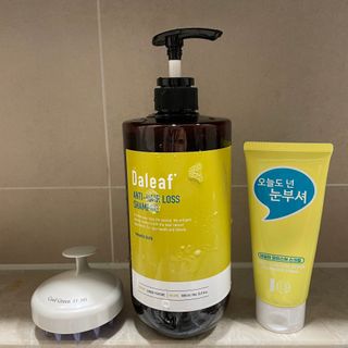 달리프 진저 베러 퍼퓸 탈모 완화 샴푸 1000ml 향 3종 — 5점을 준 리뷰어가 2021년 1월 올린 사용 사진