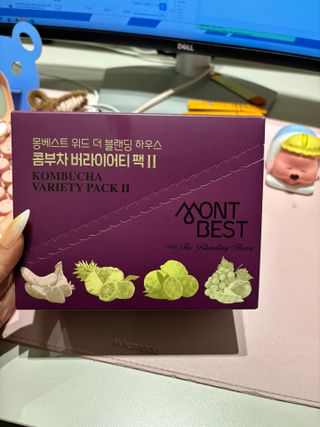 [몽베스트] 위드 더 블랜딩 하우스 콤부차 _ 버라이어티팩II — 5점을 준 리뷰어가 2023년 12월 올린 사용 사진