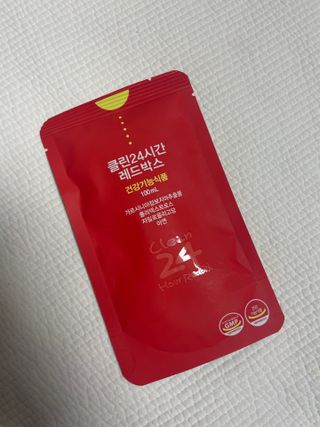 클린24시간 레드박스 1BOX(5포) + 전용보틀(500ml) — 5점을 준 리뷰어가 2024년 3월 올린 사용 사진