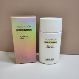 아이레시피 모이스트터치 스포츠 선밀크 50ml (SPF50+ PA+++) — 5점을 준 리뷰어가 2023년 6월 올린 사용 사진