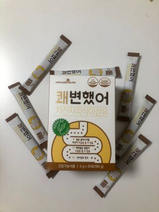 메이준뉴트리 쾌변했어 차전자피 식이섬유[30포/1박스] — 5점을 준 리뷰어가 2021년 4월 올린 사용 사진
