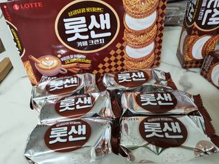 롯데제과 롯샌 카페크런치 — 5점을 준 리뷰어가 2021년 10월 올린 사용 사진