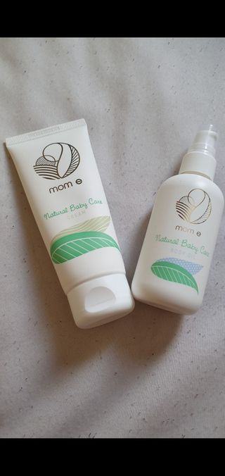 mom e 맘이 내추럴 베이비 케어 크림+바디오일 — 4.5점을 준 리뷰어가 2021년 2월 올린 사용 사진