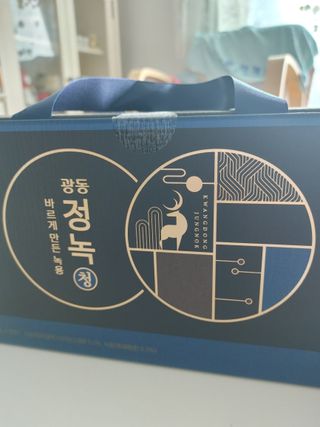 광동생활건강 [광동] 바르게 만든 녹용, 광동정녹청 30포. — 5점을 준 리뷰어가 2022년 6월 올린 사용 사진