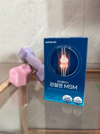 [경남제약헬스케어]케어플러스 관절엔 MSM 1000mg 60정/1개월분/관절/뼈/연골 영양/비타민D+아연/1일2정 — 5점을 준 리뷰어가 2024년 1월 올린 사용 사진