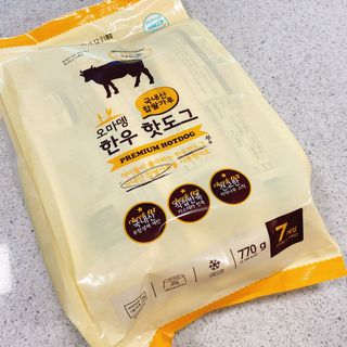 오마뎅 한우핫도그 — 5점을 준 리뷰어가 2021년 5월 올린 사용 사진