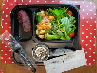 참살이도시락 작심삼일 샐러드도시락 3개 맛보기 새벽배송 또는 택배배송 — 4점을 준 리뷰어가 2021년 7월 올린 사용 사진