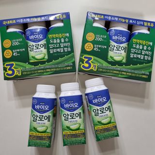 LIVE 매일바이오 알로에 드링킹 요거트 — 5점을 준 리뷰어가 2022년 4월 올린 사용 사진