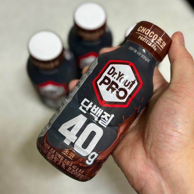 닥터유 프로 단백질드링크 40g 초코 리뷰 사진