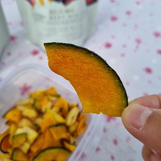 딜라이트 프로젝트 원물칩 5종 9ea(고구마칩, 자색고마칩, 느타리버섯칩, 비트 믹스칩, 단호박 믹스칩) — 5점을 준 리뷰어가 2022년 4월 올린 사용 사진