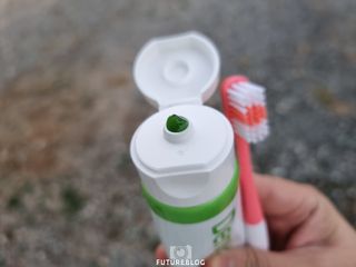 프리마인 유해균 뿐만 아니라 유익균까지 씻어내는 치약은 그만, 건강한 구강환경을 만드는 덴탈엔오 — 5점을 준 리뷰어가 2022년 11월 올린 사용 사진