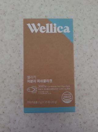웰리카 저분자 피쉬콜라겐 10포 — 5점을 준 리뷰어가 2021년 3월 올린 사용 사진