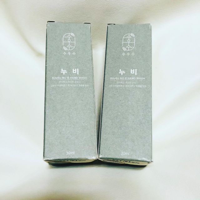 수우수 누비 핸드워시 30ml 2개입 리뷰 사진