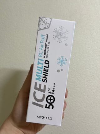 마이디플러스 아이스멀티쉴드 BC Air Puff — 4.5점을 준 리뷰어가 2021년 11월 올린 사용 사진