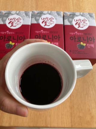 서울약사신협_내몸애생발란스아로니아_70ml x 30포 — 5점을 준 리뷰어가 2021년 6월 올린 사용 사진