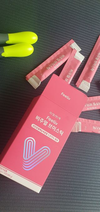 필리브 비주얼 브이스틱 — 5점을 준 리뷰어가 2021년 6월 올린 사용 사진