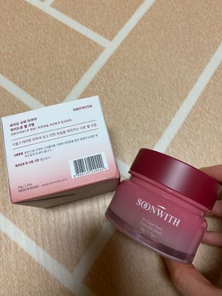 SOONWITH 바이오 수퍼 아쿠아 하이드로 젤 크림 — 5점을 준 리뷰어가 2021년 3월 올린 사용 사진
