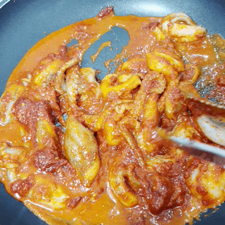 [푸딩팩토리] 불맛양념 쭈꾸미볶음 300G_엄선한 쭈꾸미원물과 양념이 신의 한수! — 5점을 준 리뷰어가 2022년 9월 올린 사용 사진