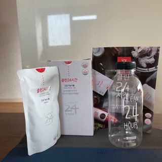 클린24시간 1BOX(5포) + 전용보틀(500ml) — 4.5점을 준 리뷰어가 2023년 2월 올린 사용 사진