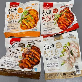 굽네몰 [굽네] 소스가 맛있는 닭가슴살 슬라이스 4종 — 5점을 준 리뷰어가 2021년 4월 올린 사용 사진