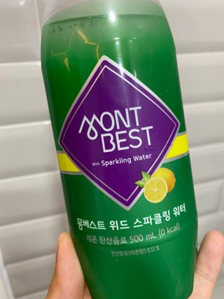 몽베스트 Montbest with Sparkling water Lemon OR Lime 20병(랜덤) — 5점을 준 리뷰어가 2021년 10월 올린 사용 사진
