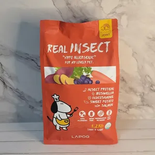 [푸디웜] 라포그  리얼인섹트 관절 저알러지 강아지 사료  1.2KG — 5점을 준 리뷰어가 2022년 8월 올린 사용 사진