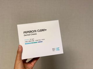 페페로니 클린플러스 덴탈치킨껌 10g x 14p — 4점을 준 리뷰어가 2021년 7월 올린 사용 사진