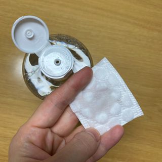 김정문알로에 큐어 큐어 알로에 워터 젤리 토너 500ml — 5점을 준 리뷰어가 2021년 4월 올린 사용 사진