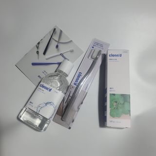 주식회사 클린디 [클린디]🌿민트향으로 상쾌하게, 단짝가글 + 맞춤 칫솔 + 치약 세트🦷 — 5점을 준 리뷰어가 2022년 1월 올린 사용 사진