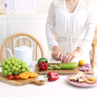 에디터스픽 소소한 티크 원목 도마+핸들형 플레이팅 도마 — 5점을 준 리뷰어가 2021년 9월 올린 사용 사진