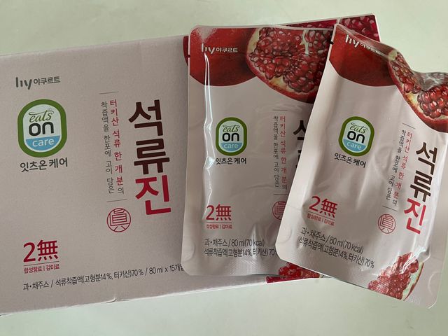 한국야쿠르트 석류진 리뷰 사진