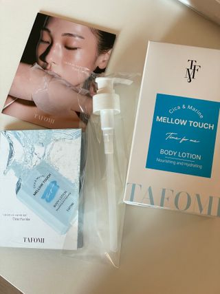 타포미 멜로우 터치 바디로션 500ml — 5점을 준 리뷰어가 2023년 3월 올린 사용 사진